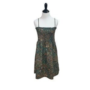 Theory Woman’s M Medium Kiparee Sundress Smocked Spaghetti Straps Adjustable